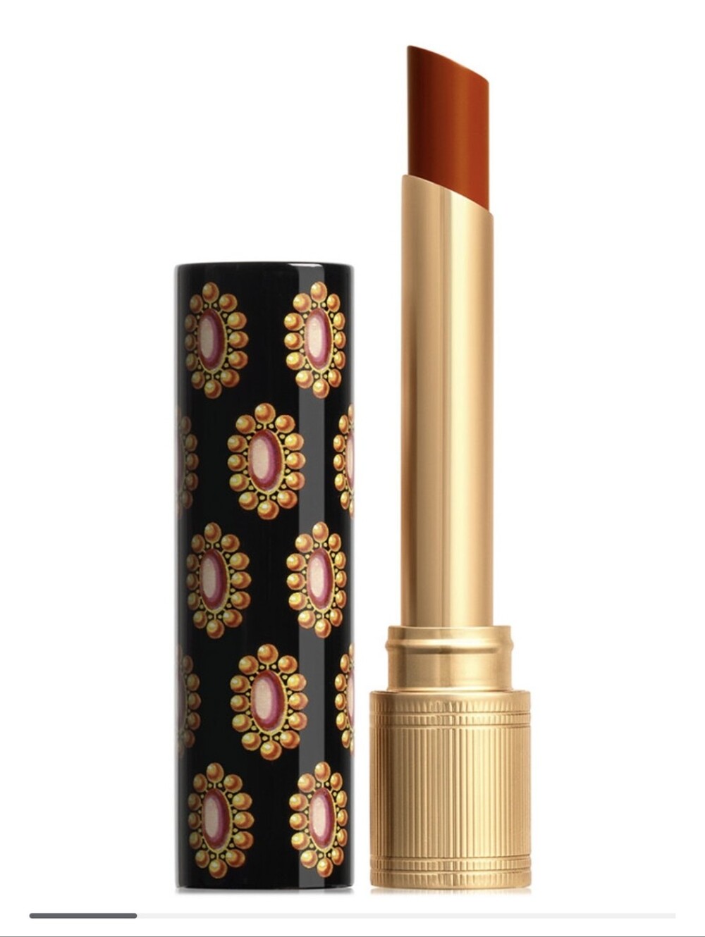 Gucci Rouge de Beauté Brillant Glow & Care Lipstick shade 307 Louise Orange